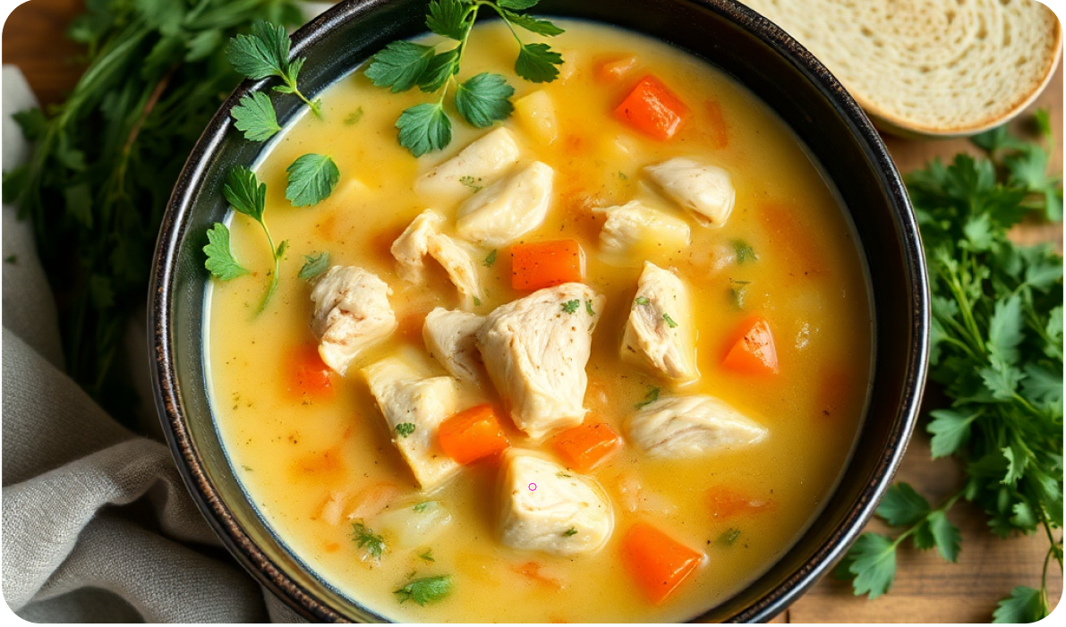 Caldo fumegante